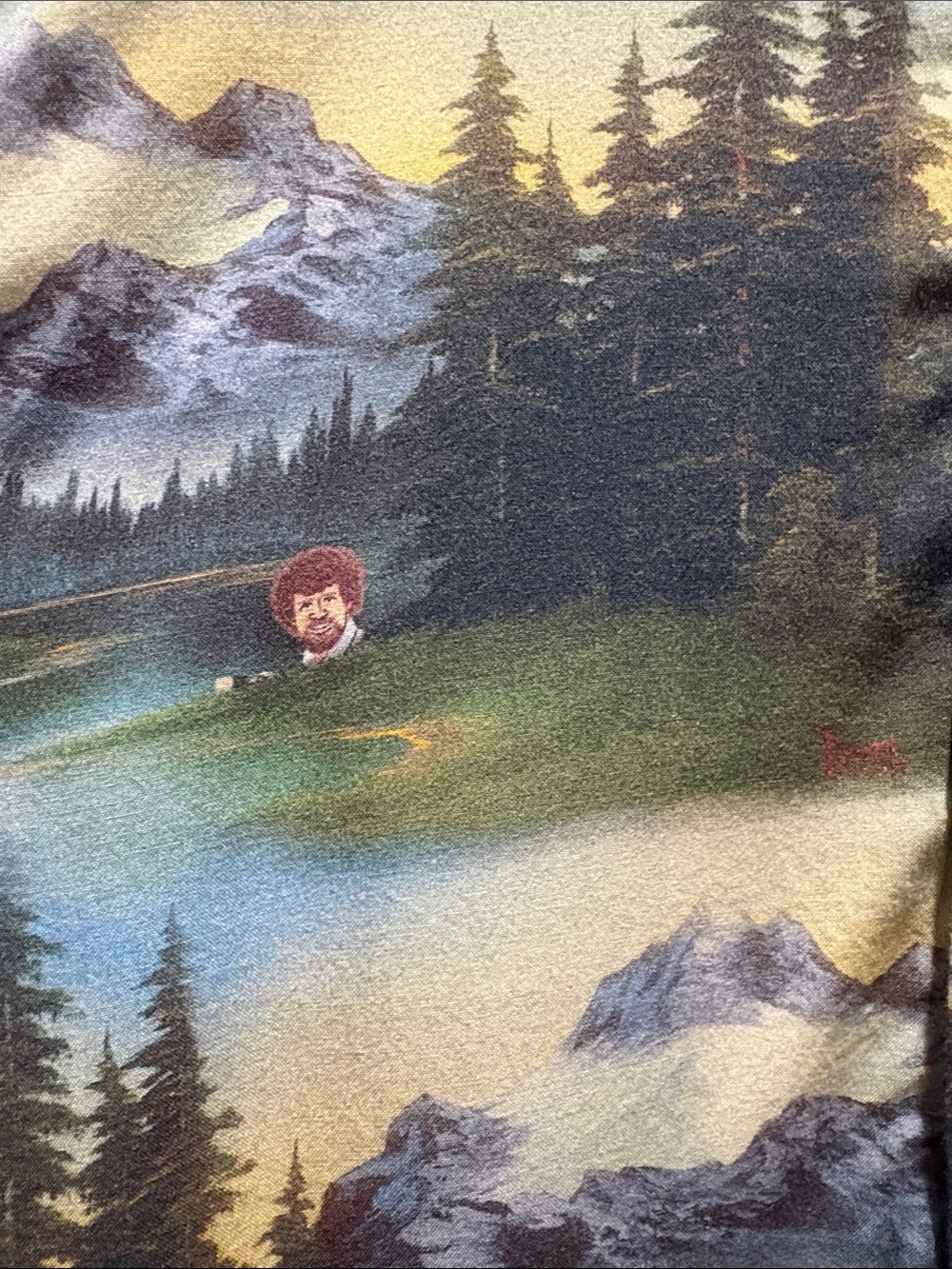 🎨 RSVLTS x Bob Ross Button Up Shirt – Medium 🎨 - Picture 6 of 10